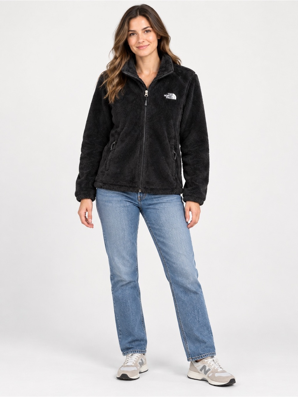 The North Face Black Plush Fleece Jacket | Women’s Medium